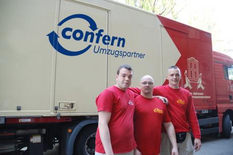 Auch während des Umzugs steht Ihnen das confern-Team mit Rat und Tat zur Seite