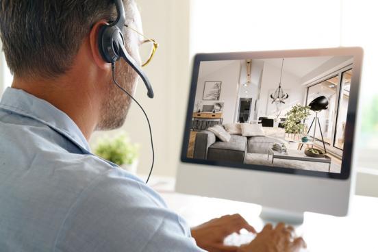 Unsere Mitarbeiter führen Sie durch die virtuelle Besichtigung.