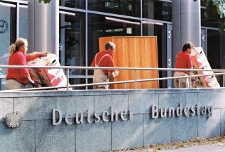 Büroumzug des Deutschen Bundestages