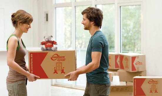 Privatumzug als Paar - gemeinsam schaffen wir das